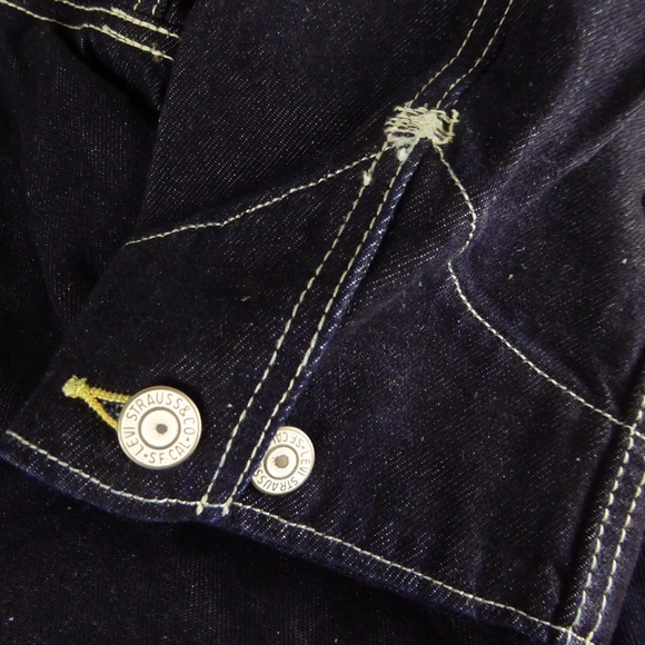 Levi’s Engineered Coat Cotton Hemp Denim Jacket Red Positively Superior NWT - Picture 6 of 14